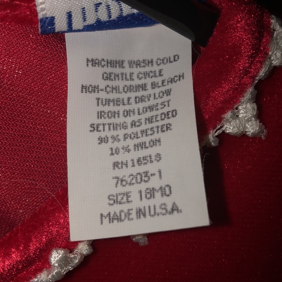 Thomas (Brand) Red & White Special Occasion Jumper - Picture 6 of 7